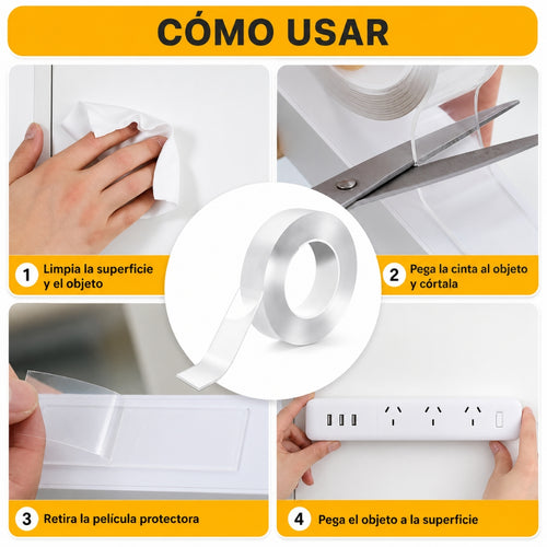 3x2 FijaMax Pro® ¡Pega fuerte sin perforar paredes!