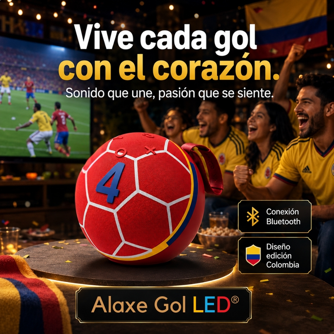 Alaxe Gol LED® ¡El sonido que acompaña tu pasión!